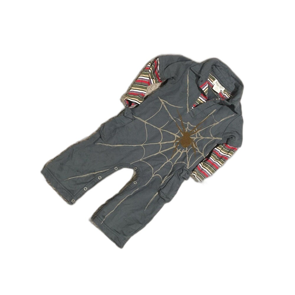Dali Guys Vintage Spider-Man Inspired Romper - 100% Cotton Baby Boy 24M